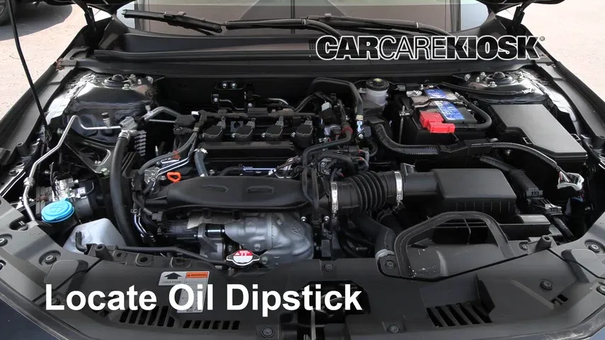 2023 Honda Accord LX 1.5L 4 Cyl. Turbo Huile Vérifier le niveau de l'huile